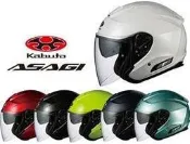 瀧澤部品 日本 OGK Kabuto ASAGI 半罩式安全帽．內建墨片設計