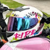 【設計師款】Arai風 競技全罩安全帽 全罩安全帽 機車安全帽多款彩繪 碳纖維材質 極致輕量 送電鍍片 帥氣滿分