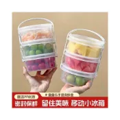 (店+)【滿怡甄選】帶蓋保鮮盒塑料保鮮盒冰箱保鮮可冷凍廚房儲物盒水果蔬菜收納