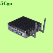 5Cgo【快樂窩】無風扇酷睿I5-7200U迷你電腦全鋁合金靜音微型工控小主機便攜組裝PC t595792452355