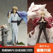 夏目友人帳模型 夏目貴志 貓咪老師 玩具模型擺設公仔Q版周邊禮務