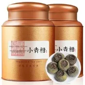 【現貨 可開發票】小青柑正宗新會柑宮廷普洱熟茶生曬陳皮柑普茶葉