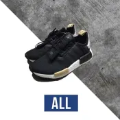 ADIDAS NMD R1 W 黑黃白 編織 BA7751