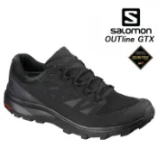 【毒】Salomon 所羅門 男款 OUTline GTX 低筒 登山鞋 Gore-Tex 所羅門 L40477000 黑/幻灰/磁灰【APP下單10%回饋】