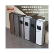 (店+)免運✨可開統編 免費客製LOGO 不銹鋼戶外立式煙灰柱 落地式酒店大堂煙灰柱垃圾桶一體 戶外煙灰缸 煙蒂桶 煙灰桶
