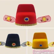 【熱銷】手舞足蹈舞蹈用品 成人 兒童 財神帽 狀元帽 簡易烏紗帽 新郎帽 官帽 古裝帽子 財神爺 兒童帽子 媽祖帽子