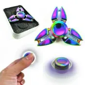 B13 炫彩 彩色 金屬 指尖陀螺 旋轉紓壓 Hand Spinner 軸承旋轉 手指陀螺