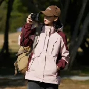 港灣小站 【三合一可拆】衝鋒衣 羽絨外套 登山外套 防水防風外套 冬季保暖外套 銀狐絨內膽 兩件套設計 可拆卸 防寒保暖 戶外運動 男女同款