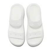 ACS跨運動 Crocs 洞洞鞋 涼拖鞋 Classic Crush Sandal 男鞋 女鞋 白 泡芙涼鞋 雙帶拖鞋