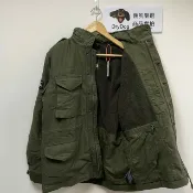 DryDog 跩狗嚴選 跩狗嚴選 極度乾燥 Superdry Borg 經典 M65 軍裝 夾克 外套 純棉 深軍綠 加厚刷毛羔羊絨內襯夾克 隱形連帽 寬鬆版型