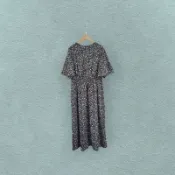 *♡*SHEIN/法式優雅小碎花洋裝/輕柔雪紡/近全新/二手《Anna的百寶箱》
