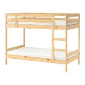【IKEA 宜家家居】MYDAL 上下舖床框, 松木, 90x200 公分