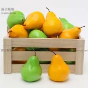 (MOLD-A_023)仿真水果泡沫假水果模型櫥柜擺件教學道具工程裝飾品仿真鴨梨雪梨
