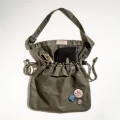 【METALIZE網路直營門市】“Urban Apron Bag“復古抽繩小包