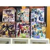 megahouse 魔動王、超級火王、超級風王、超級水王、雙頭龍、邪動妖鳥、邪動海妖、共6盒