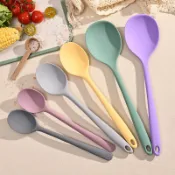 新品发售-韓國食品級矽膠鍋鏟家用廚房耐高溫不傷鍋炒勺輔食炒菜盛飯鏟