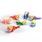 🔥免運🔥3D打印醒獅舞獅模型中國吉祥關節可動國潮創意品玩具桌面擺件禮物