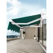 (店+)遮陽棚戶外屋簷家用陽臺庭院門面遮陽傘防雨蓬布電動伸縮式遮雨棚