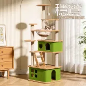 (店+)貓爬架｜豪華多層貓樹｜大型貓咪活動架｜太空艙貓窩｜通天柱爬柱｜多功能貓跳台｜貓咪別墅