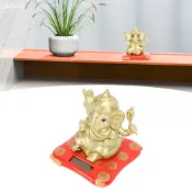 Jiadass AUNMAS 太陽能搖擺大像玩具自動搖頭幸運裝飾儀表板家用窗台書桌