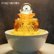 🌈兮奈の喵喵招財流水盆 流水聚寶盆 流水擺件 招財擺飾 開運 招財元寶流水擺件 室內流水招財擺件 風水擺件 辦公室喬遷