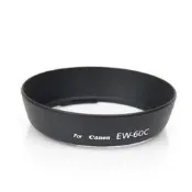 CANON EW-60C 卡口遮光罩 Canon EF-S18-55mm F3.5-5.6 / EF28-90mm F4-5.6 遮光罩 副廠 EW 60C 450D 500D 550D 600D