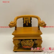 【奉天宮】3.6寸虎爺椅 三太子椅子 太子椅子虎爺椅 惠安松木香火椅神明用椅 小型神椅 木雕龍椅 文椅神像坐椅 客製化