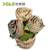 【YOLE 悠樂居】薔薇-花藝造型香炭包#1035055(2入)