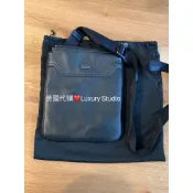 英國代購 HUGO BOSS 全新 全皮 messenger 包 背包 側肩包 雨果博斯