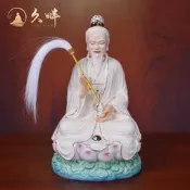 〈佛具用品〉久畔陶瓷太上老君神像家用供奉道家雲蓮道德天尊三清祖師靈寶元始