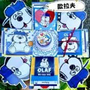 歐拉夫 Olaf 史努比 爆炸卡片｜生日卡片｜機關卡片｜照片客製｜免組裝｜告白禮物｜可急件