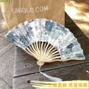 24H💐國風折扇 隨身攜帶古 小扇子漢服新 式旂袍漢服折疊舞蹈扇