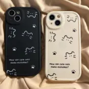 線條貓咪 防摔手機殼 OPPO A6X A6S A5pro A3pro A98 A79 A77 A78 A57 A38