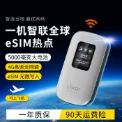 台湾通用 免換卡 eSIM 行動WiFi分享器｜實體/eSIM雙卡 4G+5G 隨身路由器｜出國旅行 網路分享