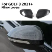 台灣出貨 適用 Volkswagen Golf 8 2021 款 後照鏡護蓋飾條貼片 高爾夫八代防刮車側外觀改裝套件