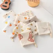 (店+)商檢合格 純棉小方巾 紗布手帕 幼稚園有掛鉤手帕 可挑款