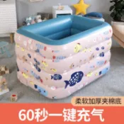 充氣泳池 兒童充氣游泳池加厚寶寶家用游泳桶成人小孩戲水池玩耍池球池【摩可美家】