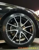土城輪胎王 18吋鋁圈 類 AMG 亮黑車面 5/112 C300 C250 可前後配