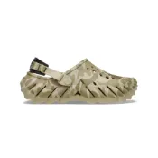 (店+)【Crocs】64-Crocs (中性鞋) Echo Duck Camo Clog 中性鞋-迷彩骨白色-211981-2YJ