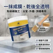 【台灣現貨 當天出貨】免砸磚 500g透明防水膠 屋頂外牆防水漆 浴室磁磚滲水修補 廁所窗框抗裂塗料 灰藍1kg