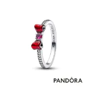 【Pandora】迪士尼《 白雪公主》蝴蝶結造型戒指 官方直營