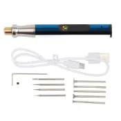 [現貨] 電動雕刻筆套件 USB 充電機迷你便攜式拋光雕刻工具