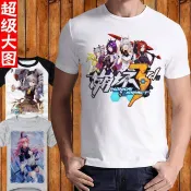 【好物優選】八重櫻cos遊戲衕人 崩壞3學園芽衣琪亞娜 衣服夏寬鬆男女 短袖T恤 BZWX