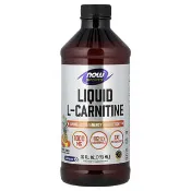 【iHerb】NOW Foods, 運動系列，液體左旋肉鹼，熱帶水果味，16 液量盎司（473 毫升）