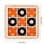 親子互動木製桌遊xo井字棋趣味開發智能益智玩具拼圖