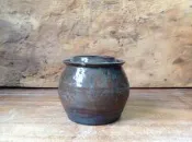 大甲東磚燒小豬油甕 補釘   鶯歌窯 沙鹿窯 南投陶 大甲東  苗栗陶  歸仁窯  紅磚胎