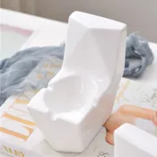 【GiftU禮尚網】【會計年度現貨出清】創意小物館 可愛迷你馬桶造型菸灰缸 方形款