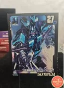 【樂福】MFTMF-27D藍色六面獸忍者參謀