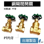 [倉宇五金]NS 力新  1/2~ 2“  銅閘閥 銅閘門凡而 銅閘門開關   內牙 台製 現貨