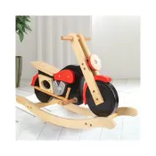 (店+)優選 木製兒童摩托車搖搖馬嬰兒寶寶玩具平衡坐騎木馬搖搖車玩具
